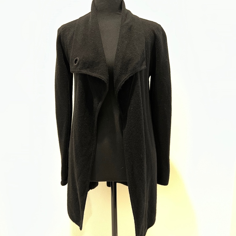 Jigsaw Black Cadigan Jacket, Size: XS